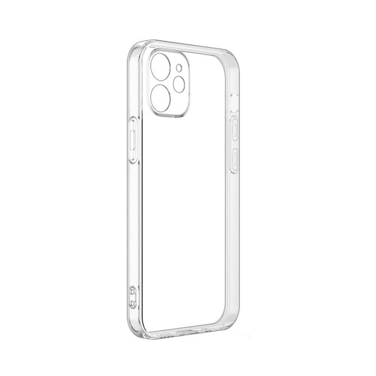 Soft Silicone Case with Camera Shield for Apple iPhone 12 Transparent Soft Silicone Case with Camera Shield for Apple iPhone 12 Transparent
